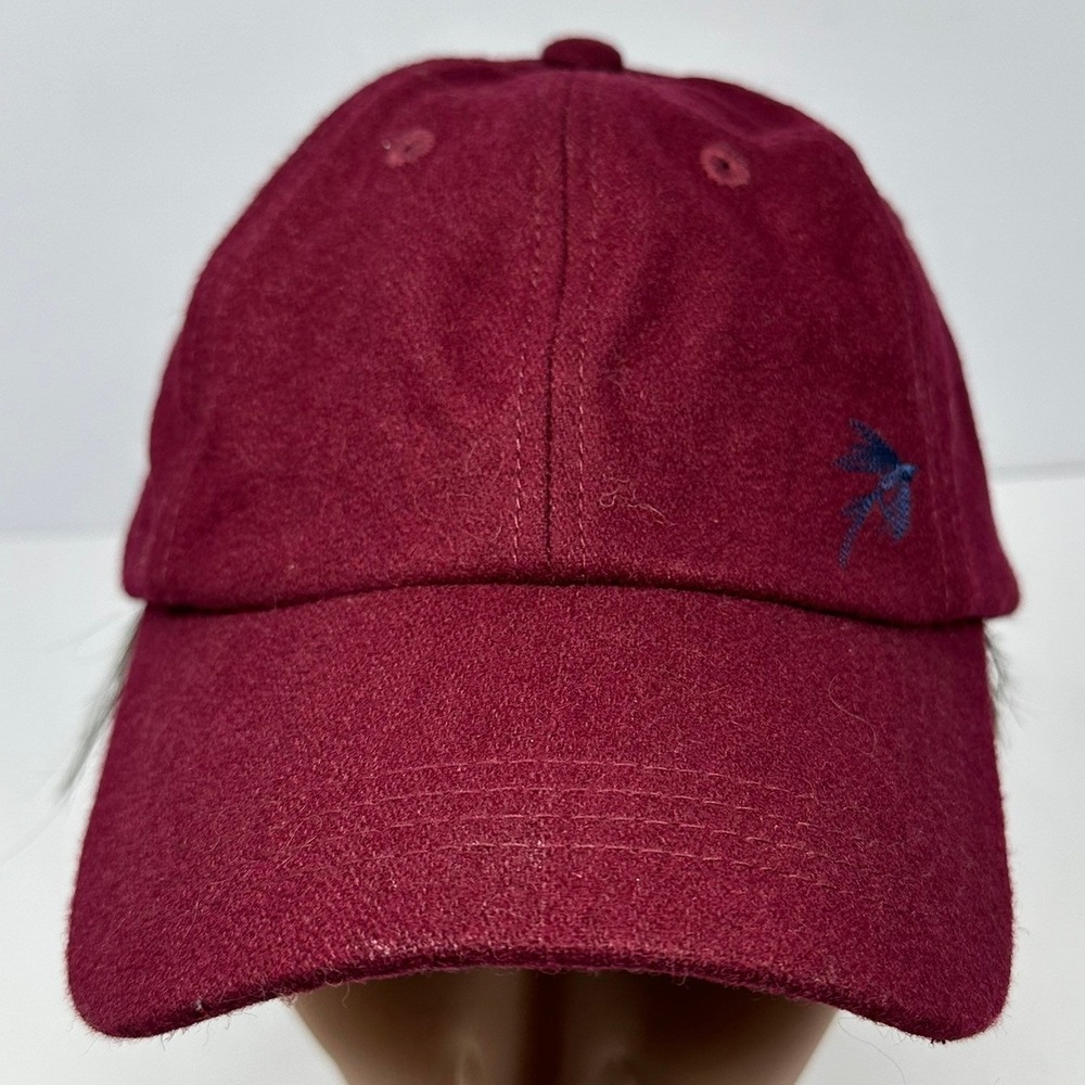 Orvis Charles F. Orvis Signature Collection Wool Blend Hat Maroon Burgundy Cap